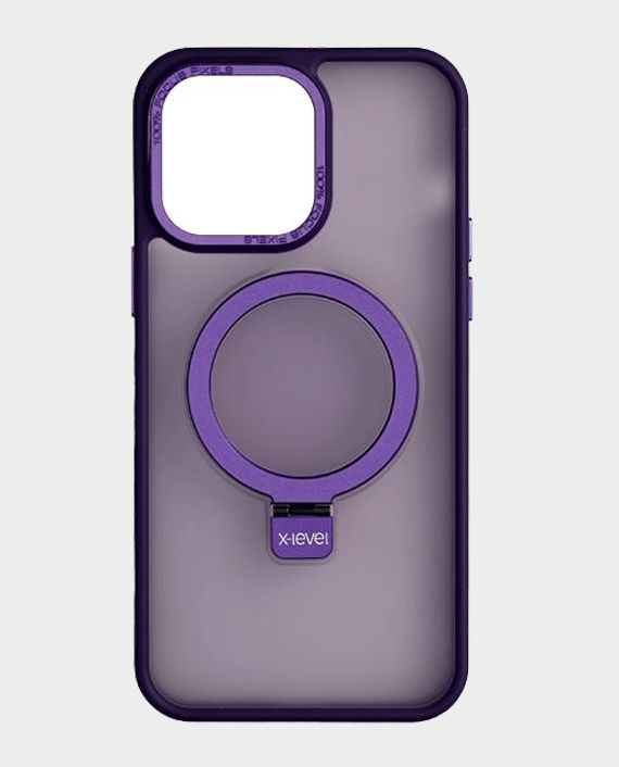 X-level MagSafe Pithy Stone Case for iPhone 14 Pro Max – Purple