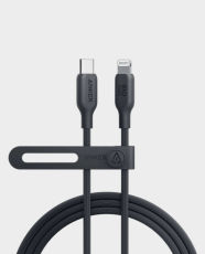 Anker 542 USB C to Lightning Cable 6ft A80B2H11 (Phantom Black) in Qatar