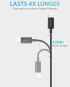 Anker PowerLine Select+ USB Cable to Lightning Connector 6ft 4000 Bend Lifespan Cable A8013H12 (Black)