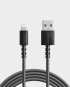 Anker PowerLine Select+ USB Cable to Lightning Connector 6ft 4000 Bend Lifespan Cable A8013H12 (Black)