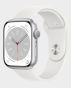 Apple Watch Series 8 MP6Q3 GPS 45mm (M L) Silver Aluminum Case With White Sport Band
