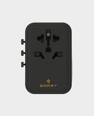 Smartix Premium Gan 65W International Travel Adaptor SM1BC94 (Black)