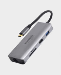 Blupebble C9 Multiport Aluminum 9 in 1 Multimedia Hub (Gray)