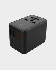 Blupebble Passport Two World Travel Adapter With PD 65W USB-C USB-A (Black) in Qatar