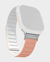 Blupebble Rosa Silicone Reversible Magnetic Strap 41/40/38mm (Pink/white)