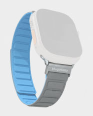 Blupebble Tresero Silicone Reversible Magnetic Strap 49 45 44 42mm (Grey Blue)