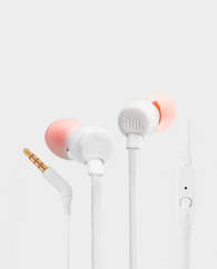 JBL In Ear Bass Headphones -T110 (White) in Qatar