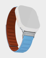 Blupebble Hochfeiler Silicone Reversible Magnetic Strap 49/45/44/42mm (Blue/Brown) in Qatar
