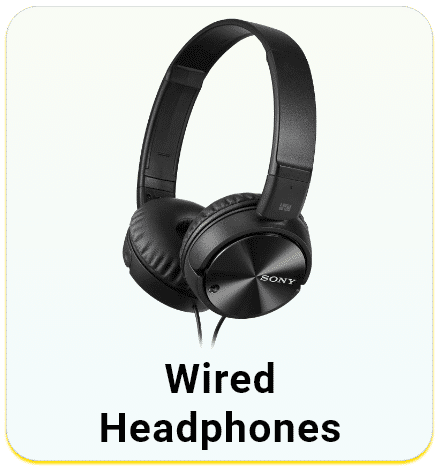 Wired Headphones title=