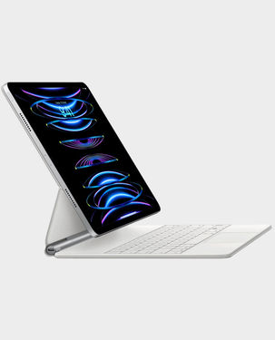 Apple Magic Keyboard For iPad Pro 12.9‑inch (6th Gen) Arabic MJQl3AB (White)