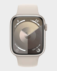 Apple Watch Series S9 MR8T3 GPS 41 mm (S/M) Starlight Aluminum Case With Starlight Sport Band