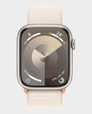 Buy Apple Watch Series 9 MR8V3 (GPS, 41mm, Starlight Aluminum Case 