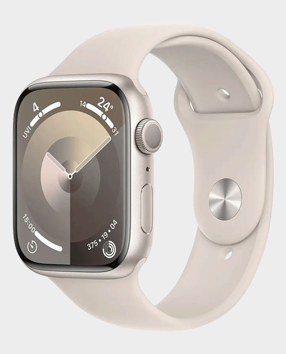 Buy Apple Watch Series 9 MR973 (GPS, 45mm, (M/L) Starlight 