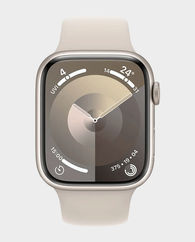 Apple Watch Series S9 MR973 GPS 45mm (M/L) Starlight Aluminium Case With Starlight Sport Band