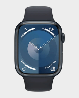 Apple Watch Series S9 MR993 GPS 45mm (S M) Midnight Aluminium Case with Midnight Sport Band