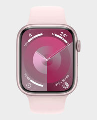 Apple Watch Series S9 MR9H3 GPS 45 mm (M/l) Pink Aluminum Case With Light Pink Sport Band