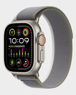 Apple Watch Ultra 2 MRF33 GPS  Cellular 49mm (S M) Titanium Case With Green Grey Trail Loop