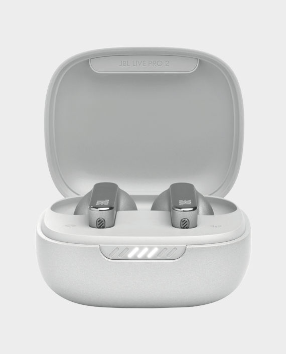 JBL Live Pro 2 True Wireless Earbuds | 11mm Driver Diameter | 40 Hours Playtime | Adaptive Noise Cancelling | Bluetooth 5.2 - Silver