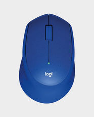 Logitech M330 Silent Wireless Mouse (Blue) in Qatar