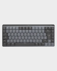 Logitech MX Mechanical Mini Clicky Minimalist Wireless Illuminated Keyboard (English) 920 010782 (Graphite) in Qatar