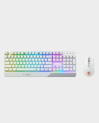 MSI Vigor GK30 Combo Gaming Keyboard & Mouse (White) in Qatar