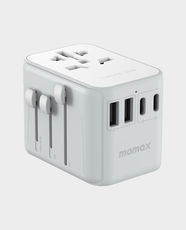 Momax 1 World GAN 2PD  2 USB AC Travel Adapter 35W  UA9W  (White)