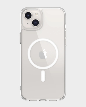 SwitchEasy Crush Magsafe Clear Bumper Case For iPhone 15 Plus (Transparent) in Qatar