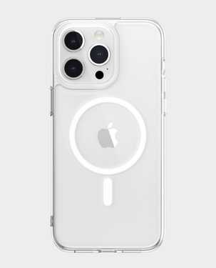 SwitchEasy Crush Magsafe Clear Bumper Case For iPhone 15 Pro Max (Transparent) in Qatar