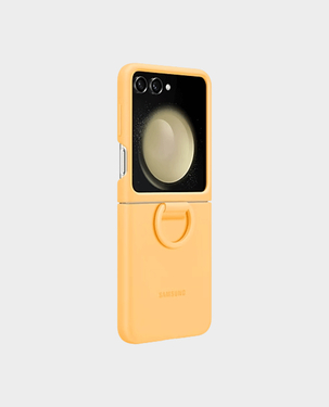 Samsung Silicone Case With Ring For Galaxy Flip 5  EF-PF731TOEG  (Apricot)