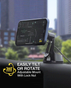Scosche MagicMount Pro Charge5 Window dash Magsafe Compatible Phone Mount (Black)