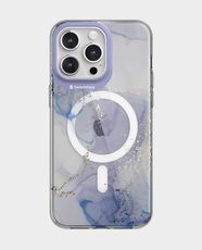 SwitchEasy Artist Magsafe Double Layer In mold Decoration Case For iPhone 15  Pro Max (Veil) in Qatar