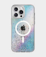 SwitchEasy Starfield Magsafe Sparkling Glitter Resin Case For iPhone 15 Pro Max (Galaxy) in Qatar