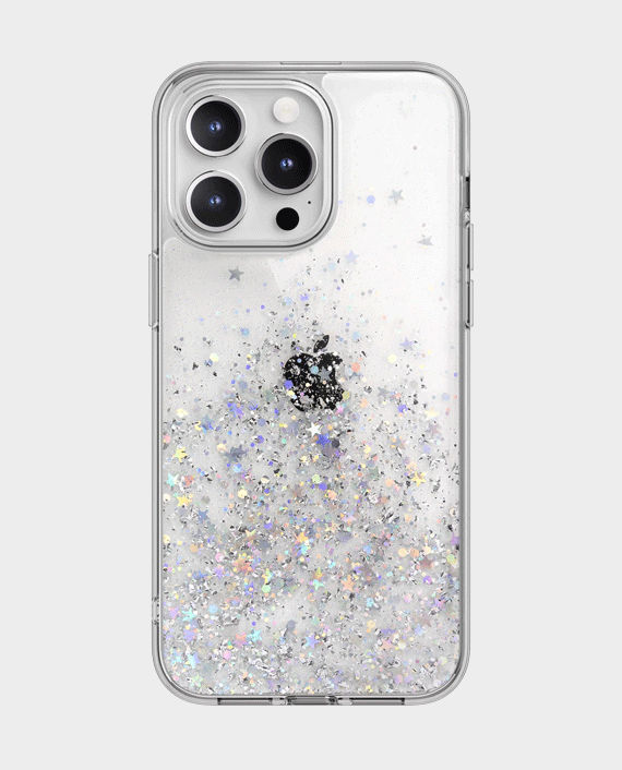 SwitchEasy Starfield Sparkling Glitter Resin Case For iPhone 15 Pro Max - Transparent