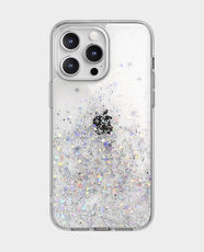 SwitchEasy Starfield Sparkling Glitter Resin Case For iPhone 15 Pro Max (Transparent) in Qatar