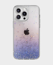 SwitchEasy Starfield Sparkling Glitter Resin Case For iPhone 15 Pro Max (Twilight) in Qatar