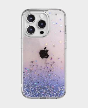 SwitchEasy Starfield Sparkling Glitter Resin Case For iPhone 15 Pro (Twilight)