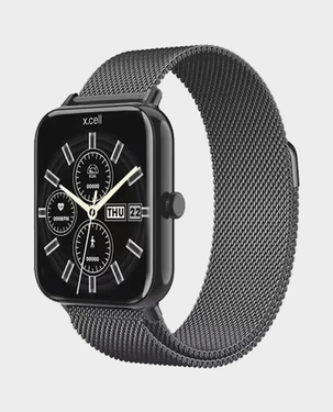 X.Cell G8 Talk Pro Smart Watch  2 Straps (Gunsteel) in Qatar