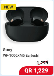 Buy Sony WF-1000XM5 Wireless Noise Canceling Headphones in Qatar