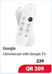 Buy Google Chromecast with Google TV in Qatar