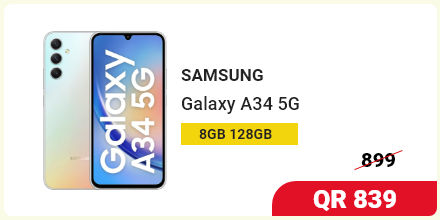Buy Samsung Galaxy A34 5G in Qatar