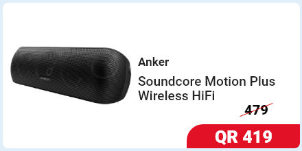 Buy Anker Soundcore Motion Plus Wireless HiFi Portable Speaker in Qatar