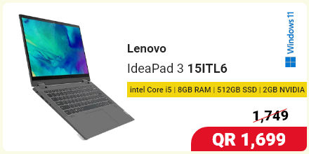 Buy Lenovo IdeaPad 3 15ITL6 in Qatar