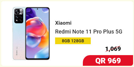 Buy Xiaomi Redmi Note 11 Pro Plus 5G in Qatar