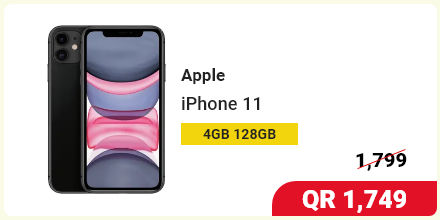 Buy Apple iPhone 11 128GB in Qatar