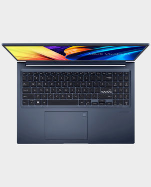ASUS Vivobook 16X M1603QA MB079W   R5 5600H 3.3 GHz   8GB RAM  512GB SSD  AMD Radeon  16-inch WUXGA  English Arabic Keyboard  Windows 11 Home (Quiet Blue)
