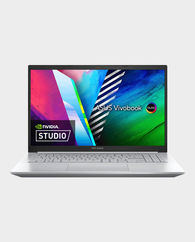 Asus Vivobook Pro M3500QC OLED1R5  AMD RYZEN R5 5600  8GB RAM  512GB SSD  4GB RTX 3050  15.6inch FHD OLED  Arabic Keyboard  Windows 11 Home  (Cool Silver)