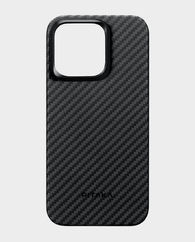 Pitaka iPhone 15 Pro Magez Case 4 1500D  (Black/grey Twill)
