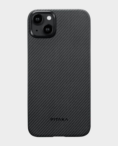 Buy Pitaka iPhone 15 plus Magez Case 4 1500D ( Black/grey Twill