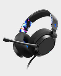 Skullcandy SLYR Pro Multi Platform Wired Gaming Headset Designed For Playstation S6SPY Q766  (Blue DigiHype)