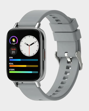 X Cell G3 Talk Smart Watch with Silicone Strap (Silver) in Qatar